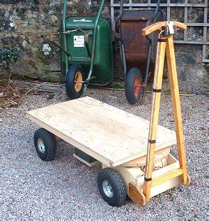 This garden cart is a simple welded construction without suspension, with a high obstacle crossing capacity. Wood Work Homemade Yard Cart Plans PDF Plans