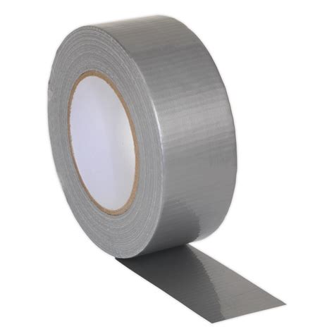 48mm X 50m Silver Duct Tape Dts Sealey