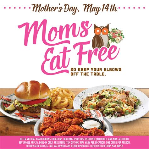 Hooters Thanks Moms With Free Meal On Mothers Day Hooters
