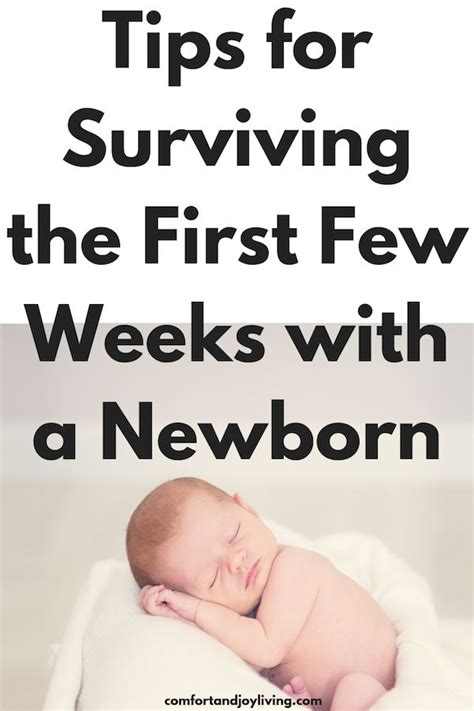 Tips For Surviving The First Few Weeks With A Newborn Newborn