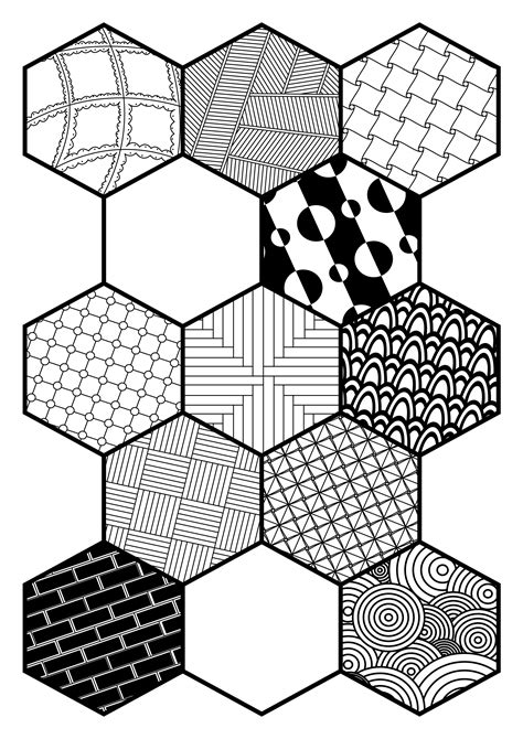 Zentangle Wall Art Squares Pattern Geometric Patterns Drawing