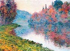 Banks of the Seine at Jenfosse - Clear Weather | Claude Monet | 1884 ...