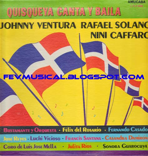 Fev Musical 1960s Quisqueya Canta Y Baila Amucaba