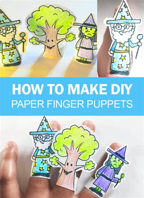 How To Make Finger Puppets 🎎 Diy Puppets Imagine Forest