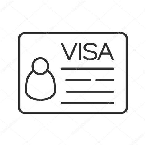 Travel Visa Icon — Stock Vector © Bsd 174238108