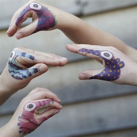 Hand Transfers A Fun Alternative To Face Painting Thats
