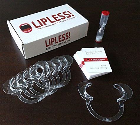 Lipless The Hilarious Mouth Game 6 Mouth Openers Timer And 200