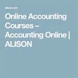Photos of Online Courses Accounting