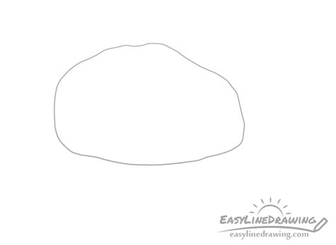 How To Draw A Rock Step By Step Easylinedrawing