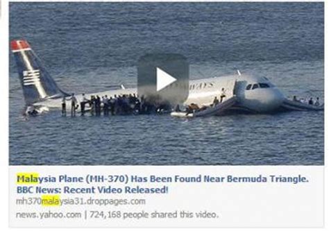 Missing Malaysia Airlines Flight Mh370 Plane Found In Bermuda Triangle Hackers Profiting From
