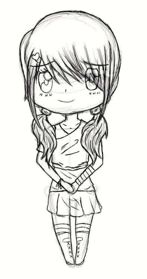 A Cute Chibi Girl By Mikudarkmagic On Deviantart