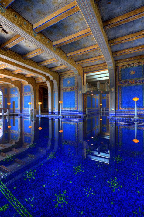 Roman Pool The Roman Pool At Hearst Castle Is A Tiled