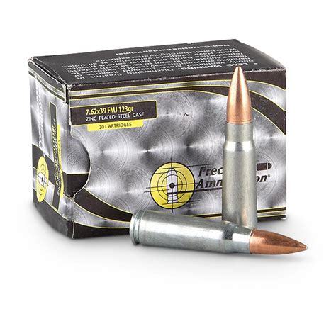 762x39 Mm Fmj 123 Grain 1000 Rounds 210521 762x39mm Ammo At