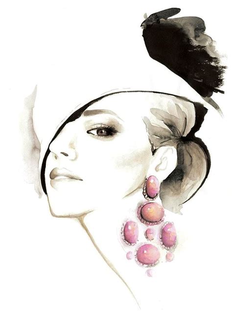 Pin By Isabelle On Belles Photos Fashion Illustration Face Fashion