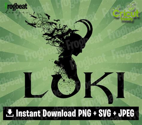 Loki Svg Png Jpeg Loki Decal Cut File Etsy