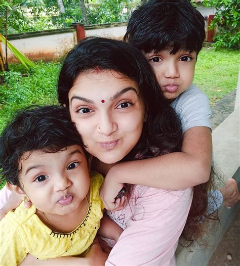 Actress Saranya Mohans Cute Photos With Her Children Show She Has Not