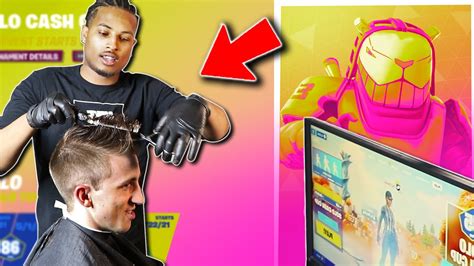 I Got My Haircut In A Fortnite Tournament Youtube