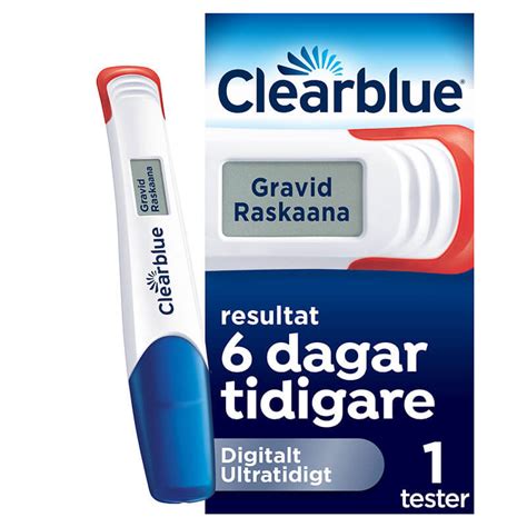 Clearblue Digitalt Ultratidigt graviditetstest Köp 1 eller 2 tester här