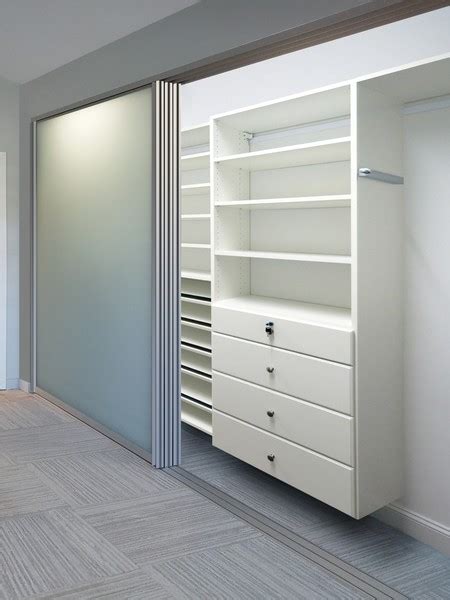 Tracks and jambs are approximately 1.75 thick x 3.50deep. Raumplus Sliding Closet Systems | Creative Sliding Doors ...