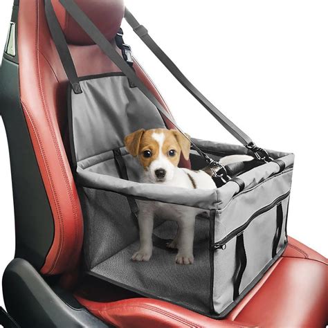 Pet Car Booster Seat Carrier Portable Foldable Pet Car Seat Cover