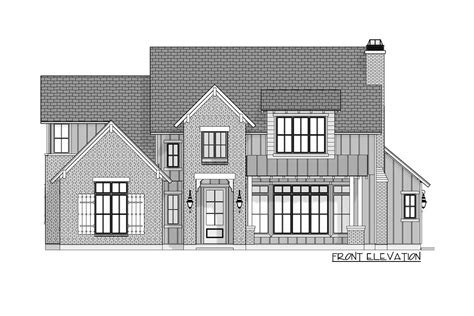 Exclusive Modern Farmhouse Plan With Main Floor Master And Guest Suite