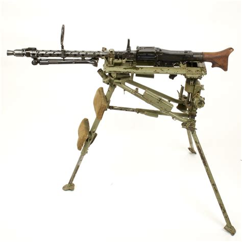 Original German Wwii Mg 34 Display Machine Gun With Ww2 Lafette Mount