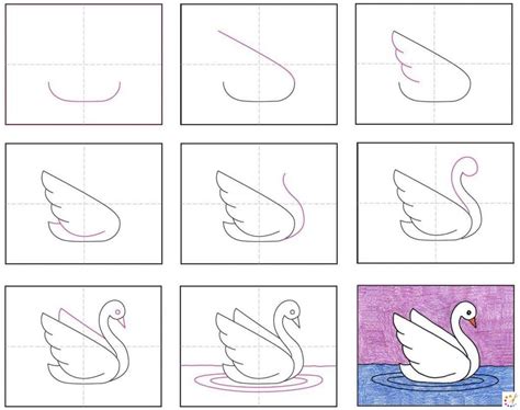 How To Draw A Swan Step By Step For Kids And Beginners Unianimal