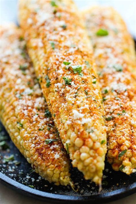 I always snag one of these at the local farmers market. Roasted Corn with Chili Powder, Cotija Cheese, and Cilantro | Recipes, Cooking recipes, Mexican ...