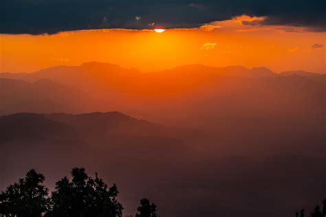 Sunset Nagarkot Nepal Camelkw Flickr