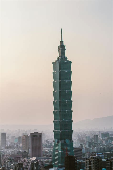 Taipei 101 Under Clear Sky At Daytime · Free Stock Photo