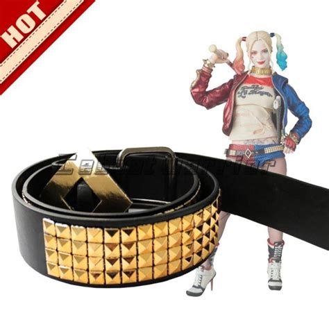 Hot New Suicide Squad Harley Quinn Clown Belt Accessories Cosplay Belt