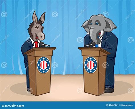 Political Debate Stock Vector Image 42482441