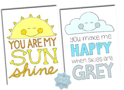 (also includes png file with transparent background.) "You Are My Sunshine" Free Coloring Prints - Teksten ...