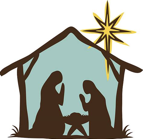 Nativity Silhouette Clip Art Vector Images And Illustrations Istock