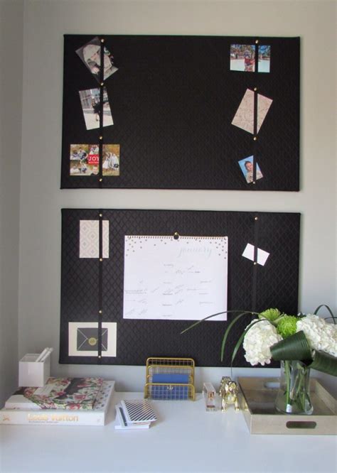 How To Make A Diy Pin Board Workspace Makeover Sparkleshinylove