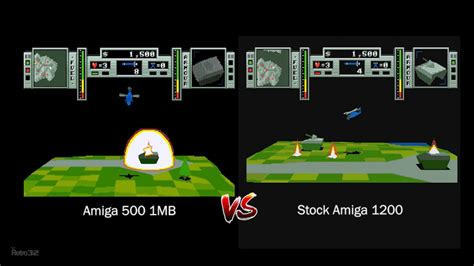 Zeewolf 2 Wild Justice Amiga 500 Vs Amiga 1200 Fps Speed