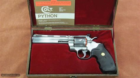 Colt Python 357 Magnum Stainless Steel With 6 Inch Barrel In Custom