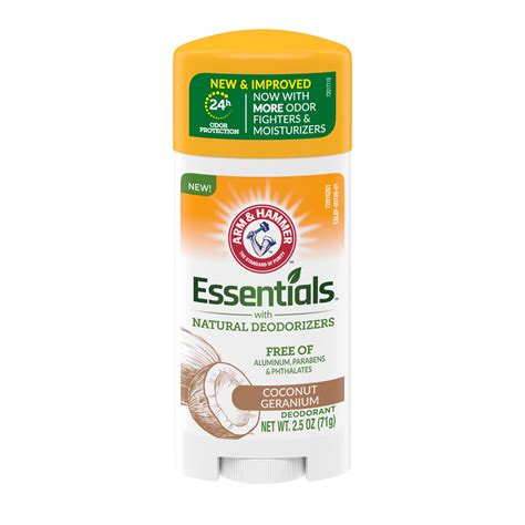 Arm And Hammer Essentials Deodorant With Natural Deodorizers Coconut