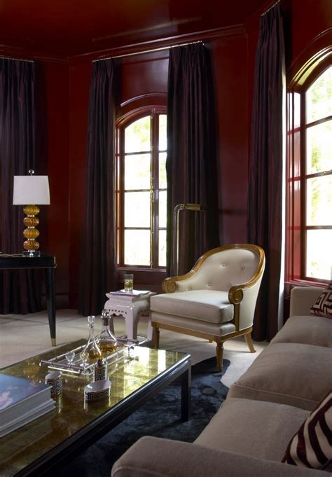 Eye For Design Burgundy Colored Interiors On Trend And Beautiful