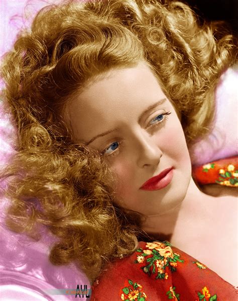 Colors For A Bygone Era Colorized Bette Davis