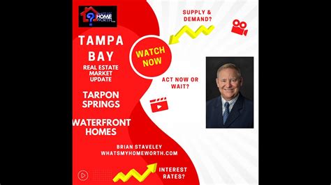 Tampa Bay Real Estate Market Update Waterfront Homes In Tarpon Springs
