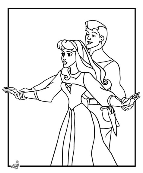 This coloring sheet has the entire cast of the film princess and the frog. Disney Princess and Prince Dancing Coloring Books