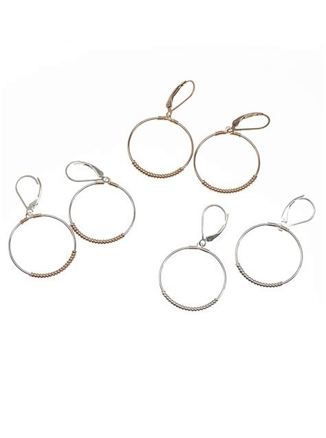 Small Thin Hoops Bloom Jewelry