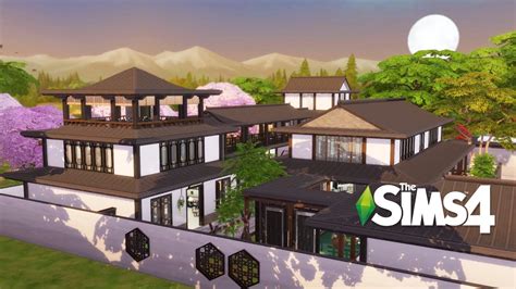 The Sims 4 New Chinese Style Courtyard House Stop Motion Nocc