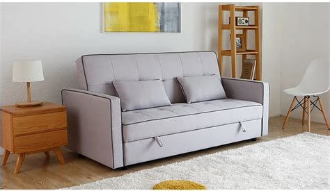 European Style 3 Seater Sleeping Sofa Bed With Storage Spaceliving