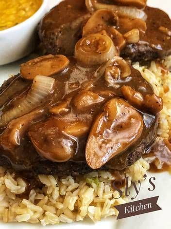 Looking to make a whole steak in the air fryer. Air Fryer Salisbury Steak with Mushroom and Onion Gravy | Recipe in 2020 | Salisbury steak ...
