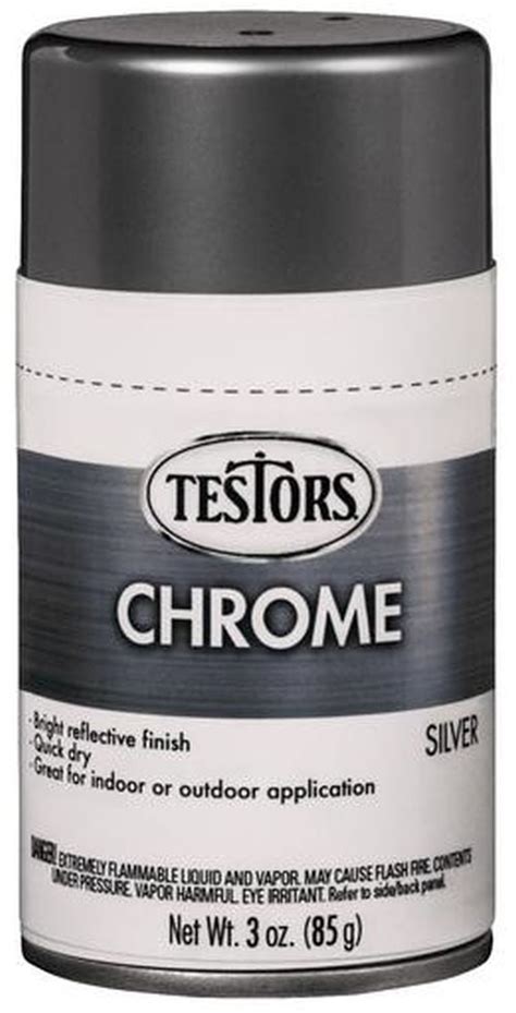 Testors Chrome Silver Auto Enamel Spray Paint