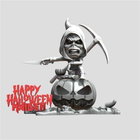 Happy Halloween Iron Maiden Stl 3d Print Files