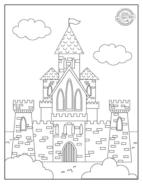 Free Printable Castle Coloring Pages Printable World Holiday