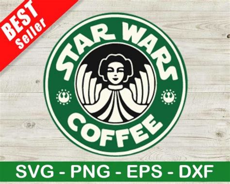 Star Wars Coffee Svg Star Wars Starbucks Logo Svg Coffee Logo Svg